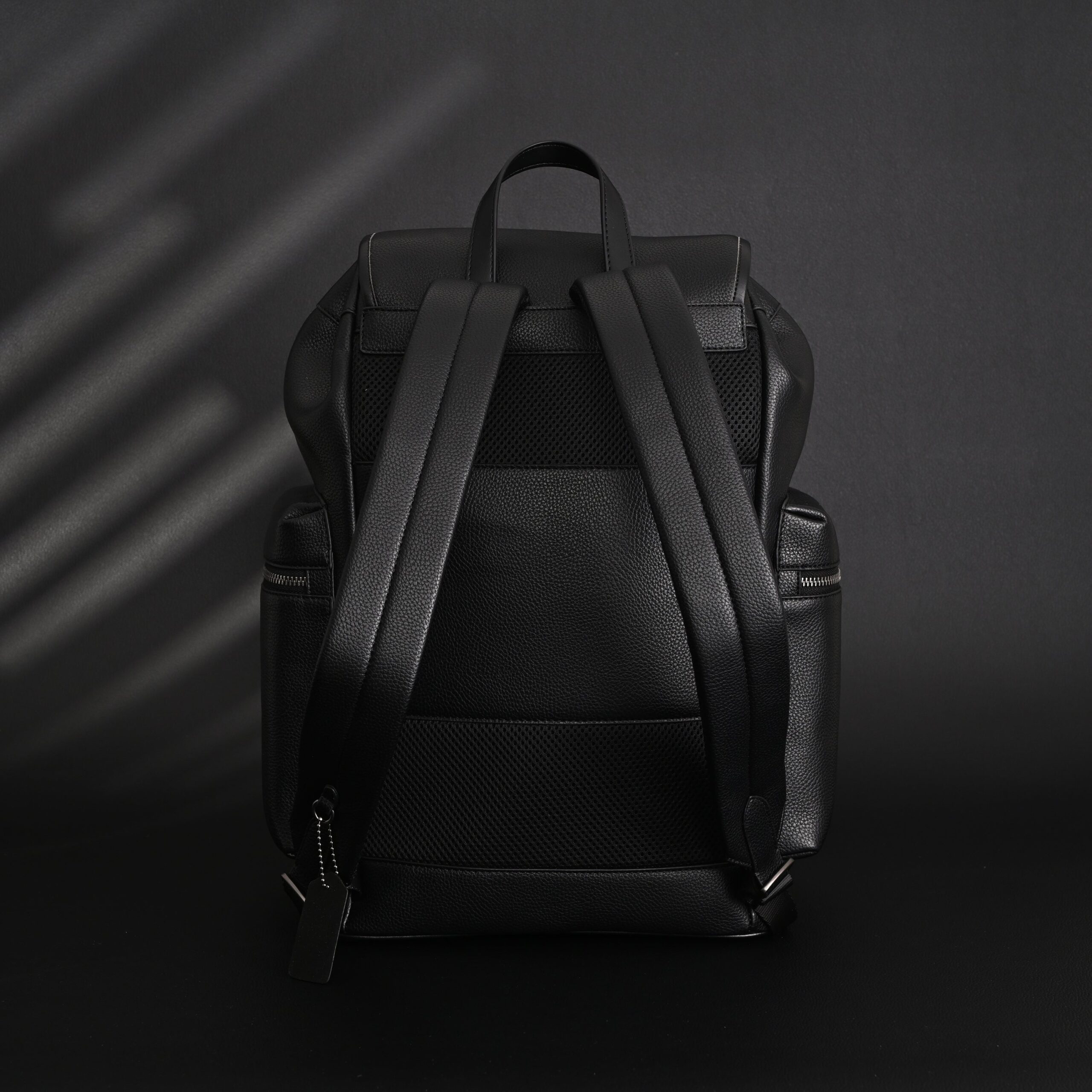 Prada Nylon & Leather Multi-Pocket Backpack – Black - Image 3