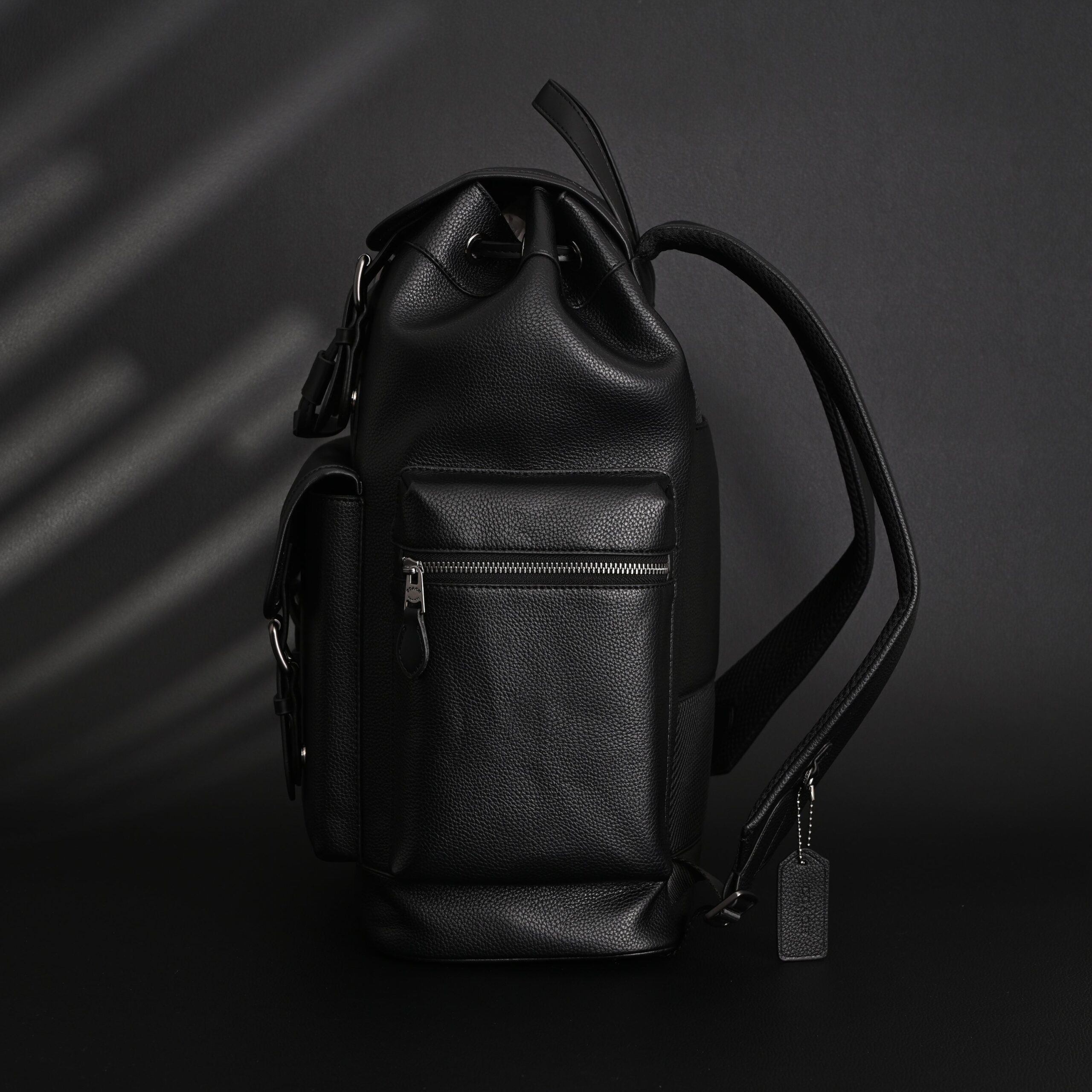 Prada Nylon & Leather Multi-Pocket Backpack – Black - Image 4