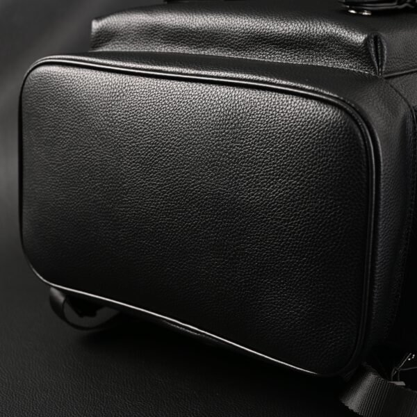 Prada Nylon & Leather Multi-Pocket Backpack – Black