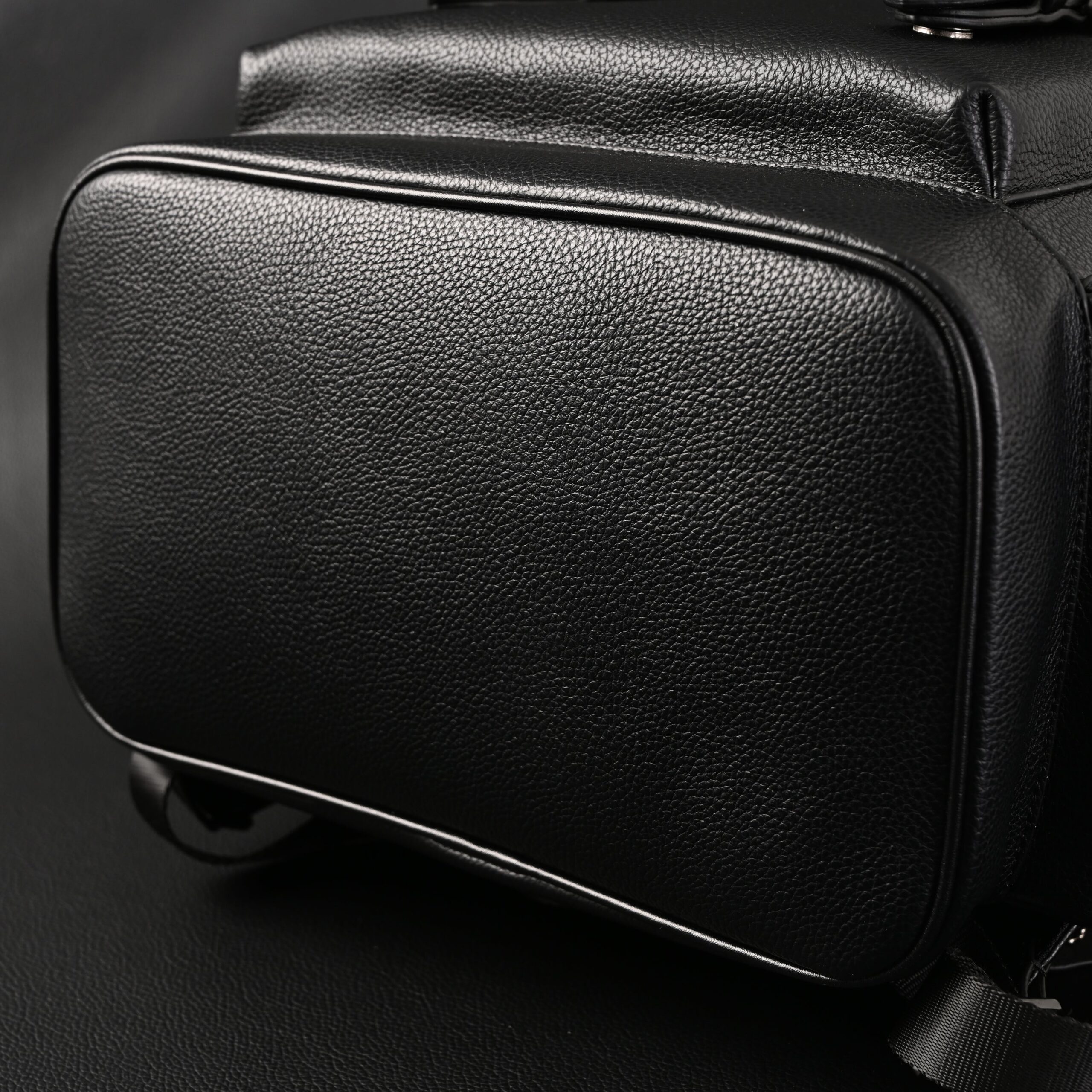 Prada Nylon & Leather Multi-Pocket Backpack – Black - Image 6