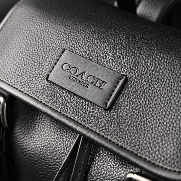 Prada Nylon & Leather Multi-Pocket Backpack – Black