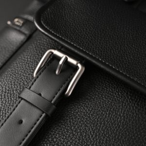 Prada Nylon & Leather Multi-Pocket Backpack – Black - Image 9