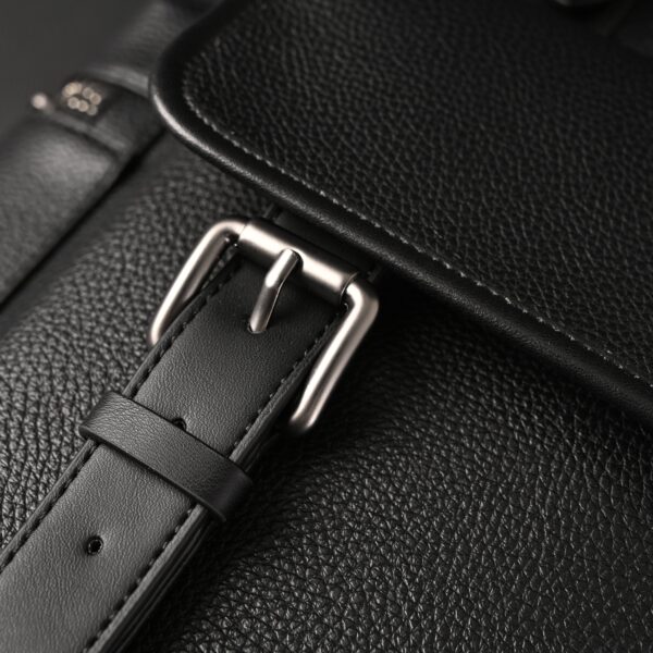 Prada Nylon & Leather Multi-Pocket Backpack – Black