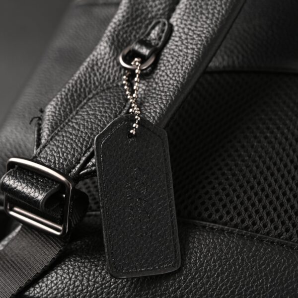 Prada Nylon & Leather Multi-Pocket Backpack – Black