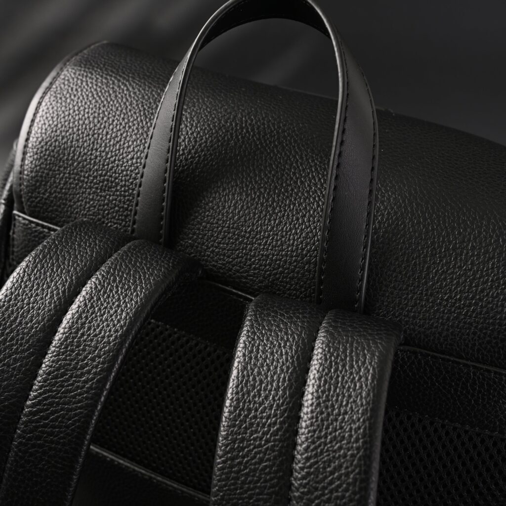 Prada Nylon & Leather Multi-Pocket Backpack – Black