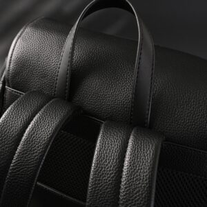Prada Nylon & Leather Multi-Pocket Backpack – Black - Image 11