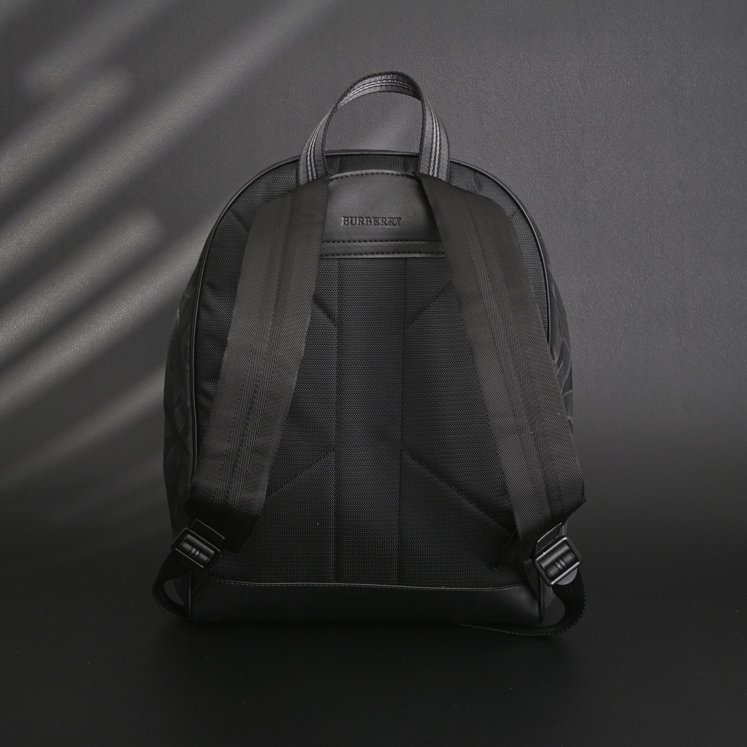 Burberry Monogram Black Nylon Backpack - Image 4