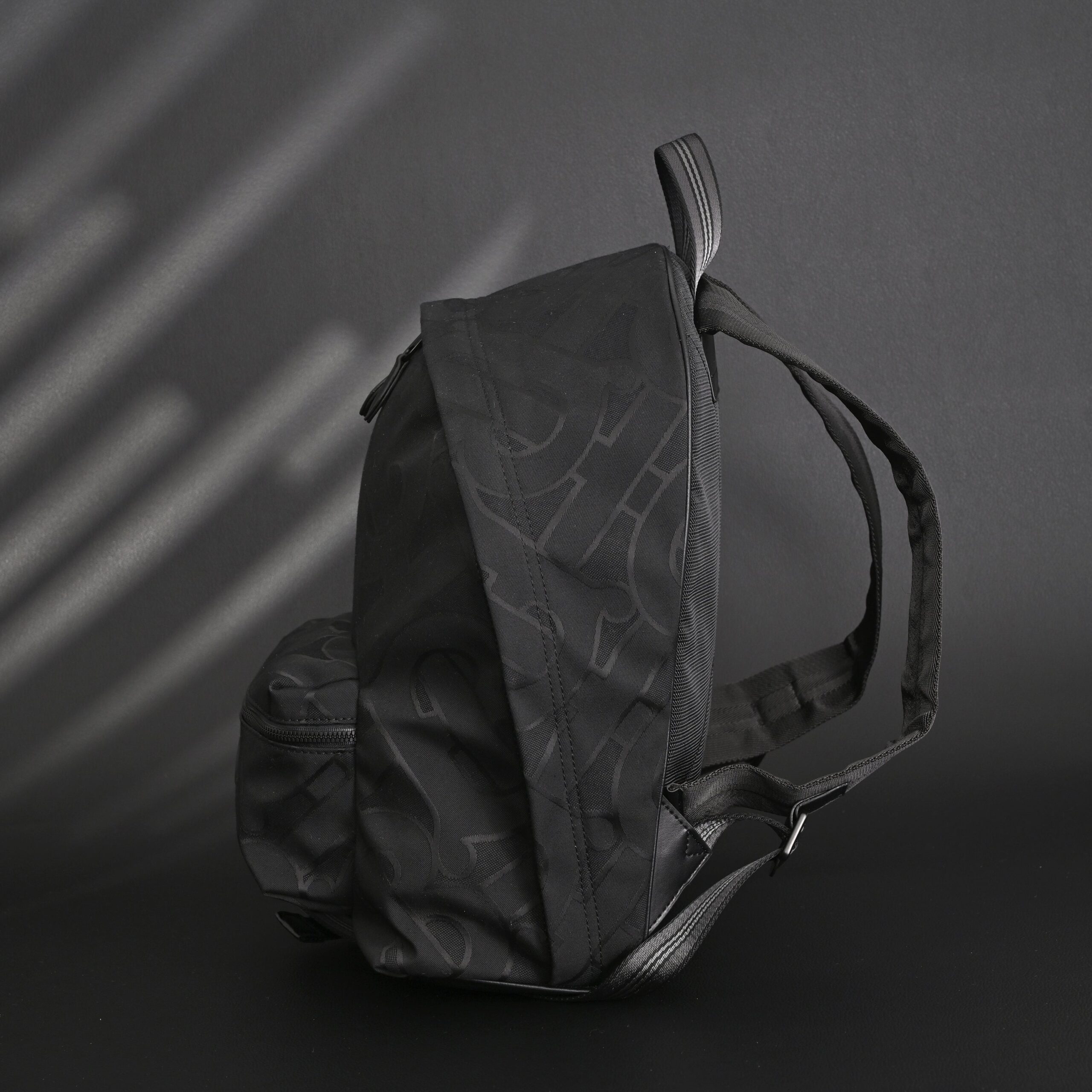 Burberry Monogram Black Nylon Backpack - Image 5