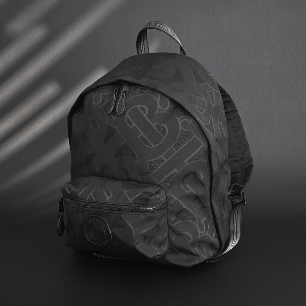 Burberry Monogram Black Nylon Backpack