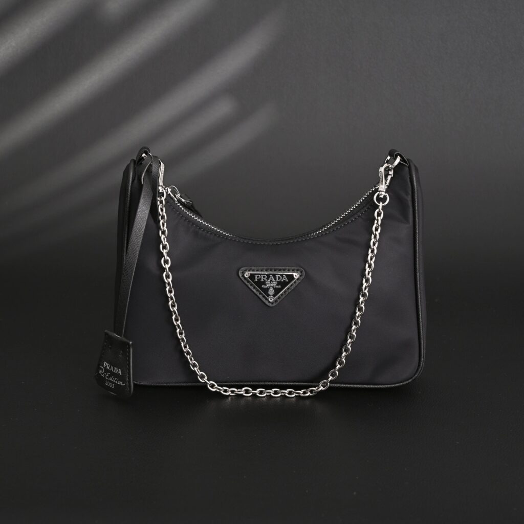 Prada Re-Edition 2005 Re-Nylon Shoulder Bag – Black