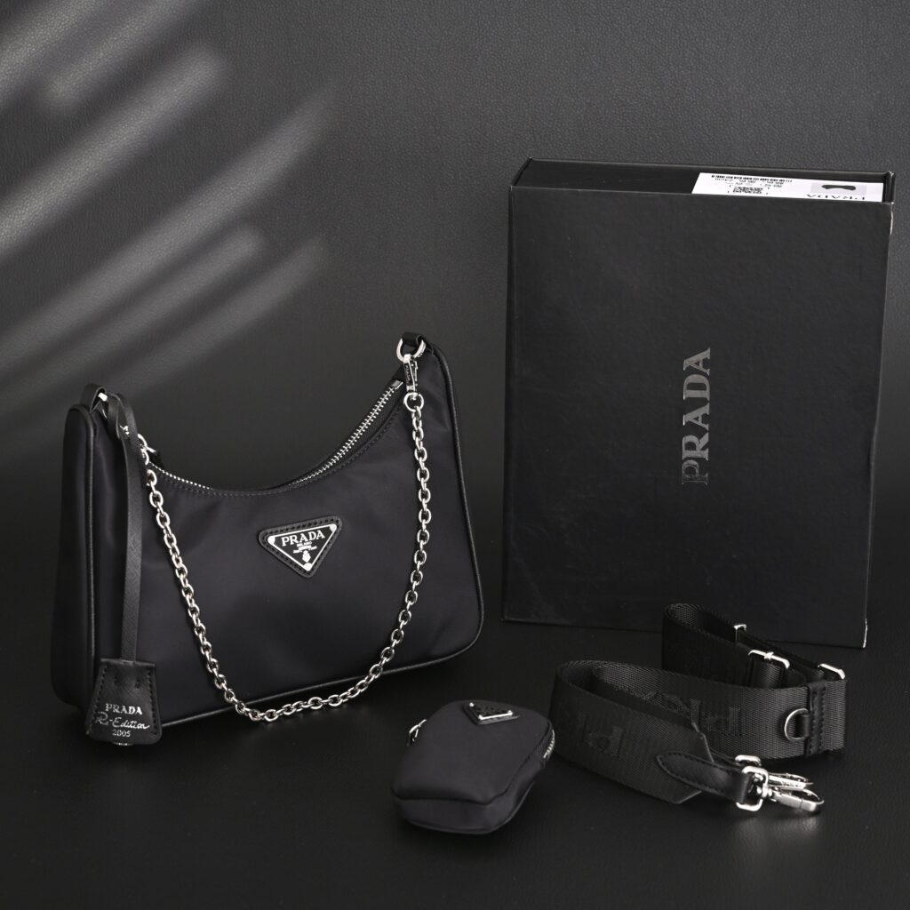 Prada Re-Edition 2005 Re-Nylon Shoulder Bag – Black