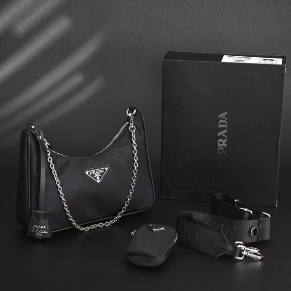 Prada Re-Edition 2005 Re-Nylon Shoulder Bag – Black