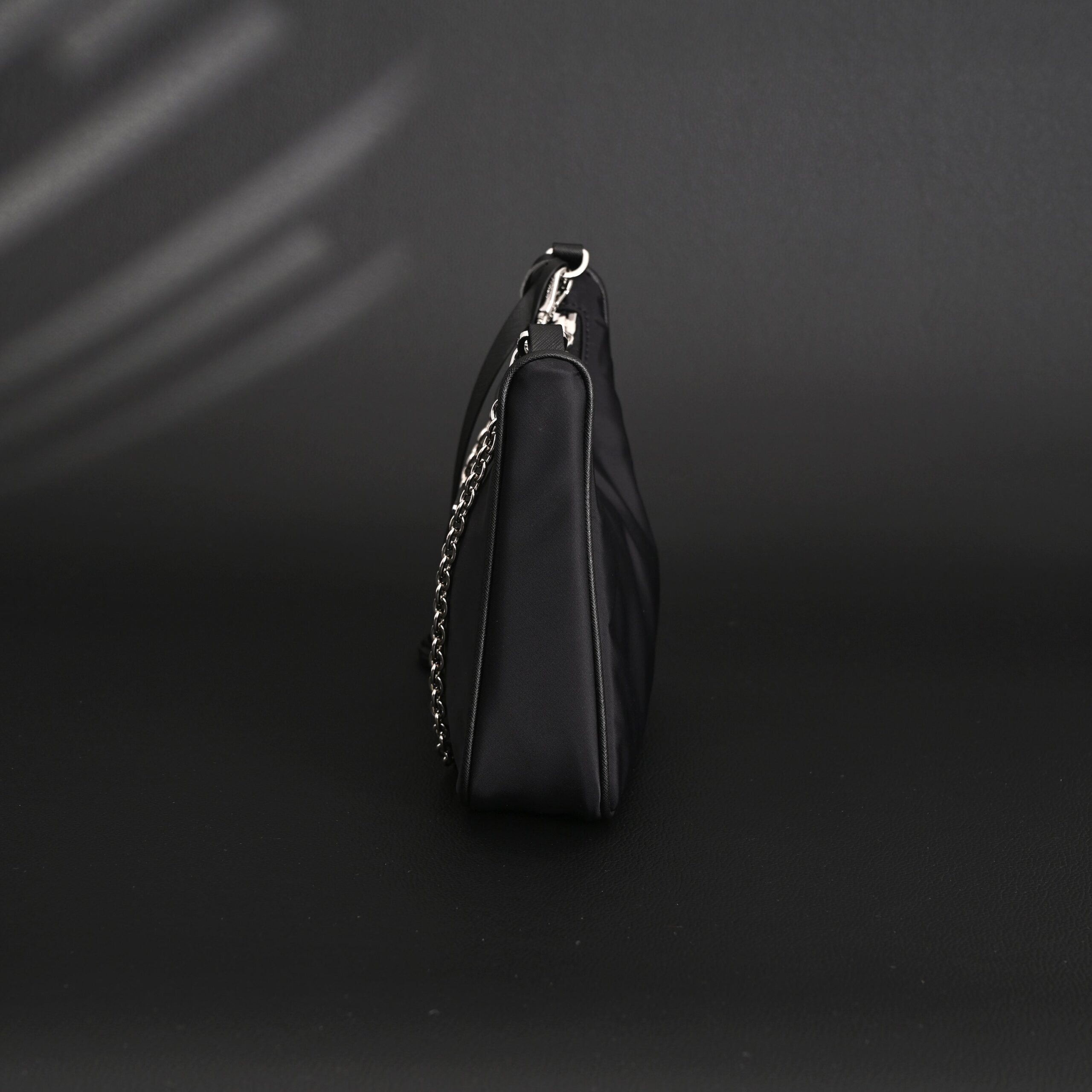 Prada Re-Edition 2005 Re-Nylon Shoulder Bag – Black - Image 10