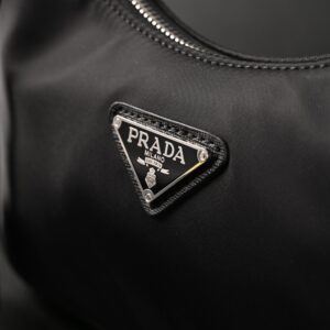 Prada Re-Edition 2005 Re-Nylon Shoulder Bag – Black - Image 13