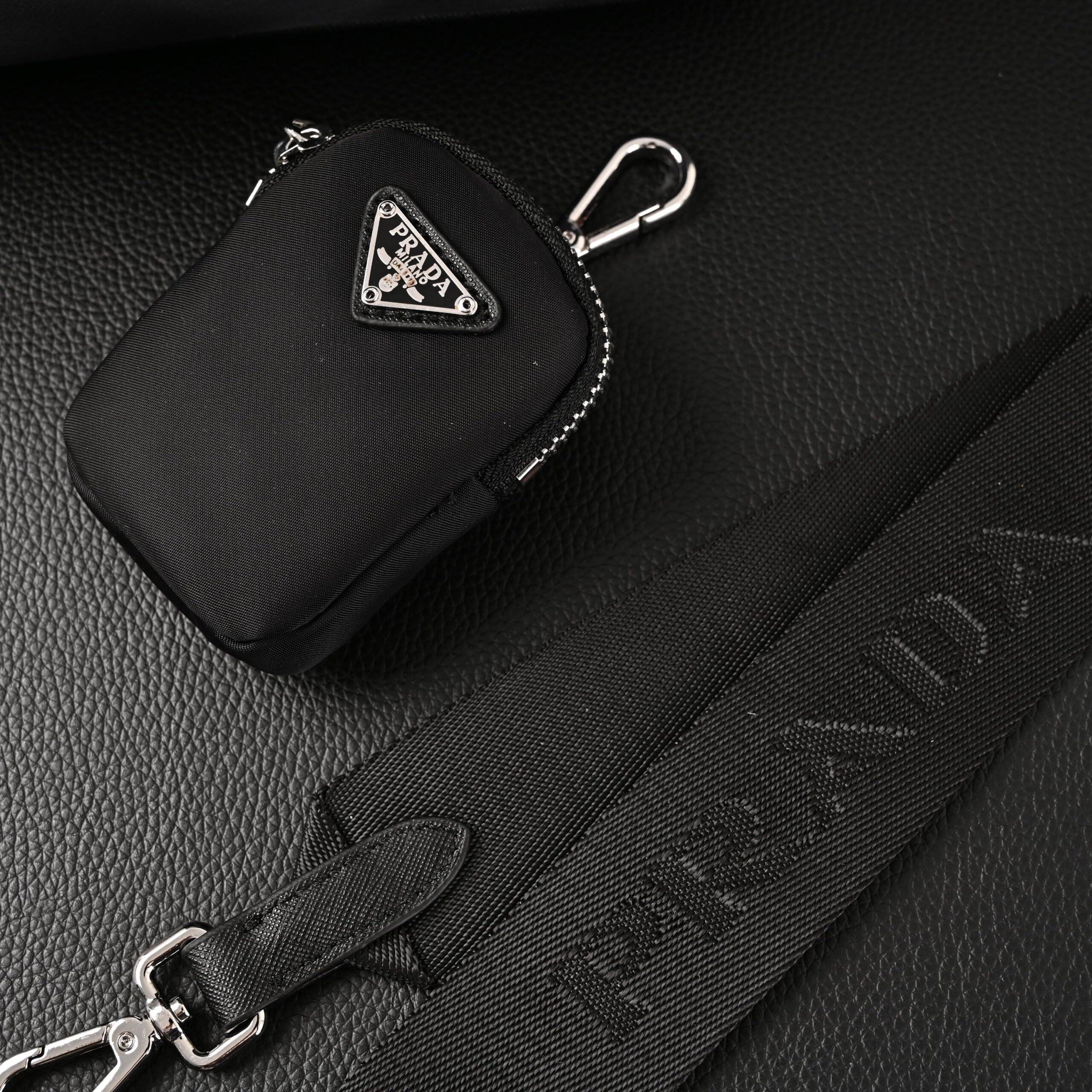 Prada Re-Edition 2005 Re-Nylon Shoulder Bag – Black - Image 15