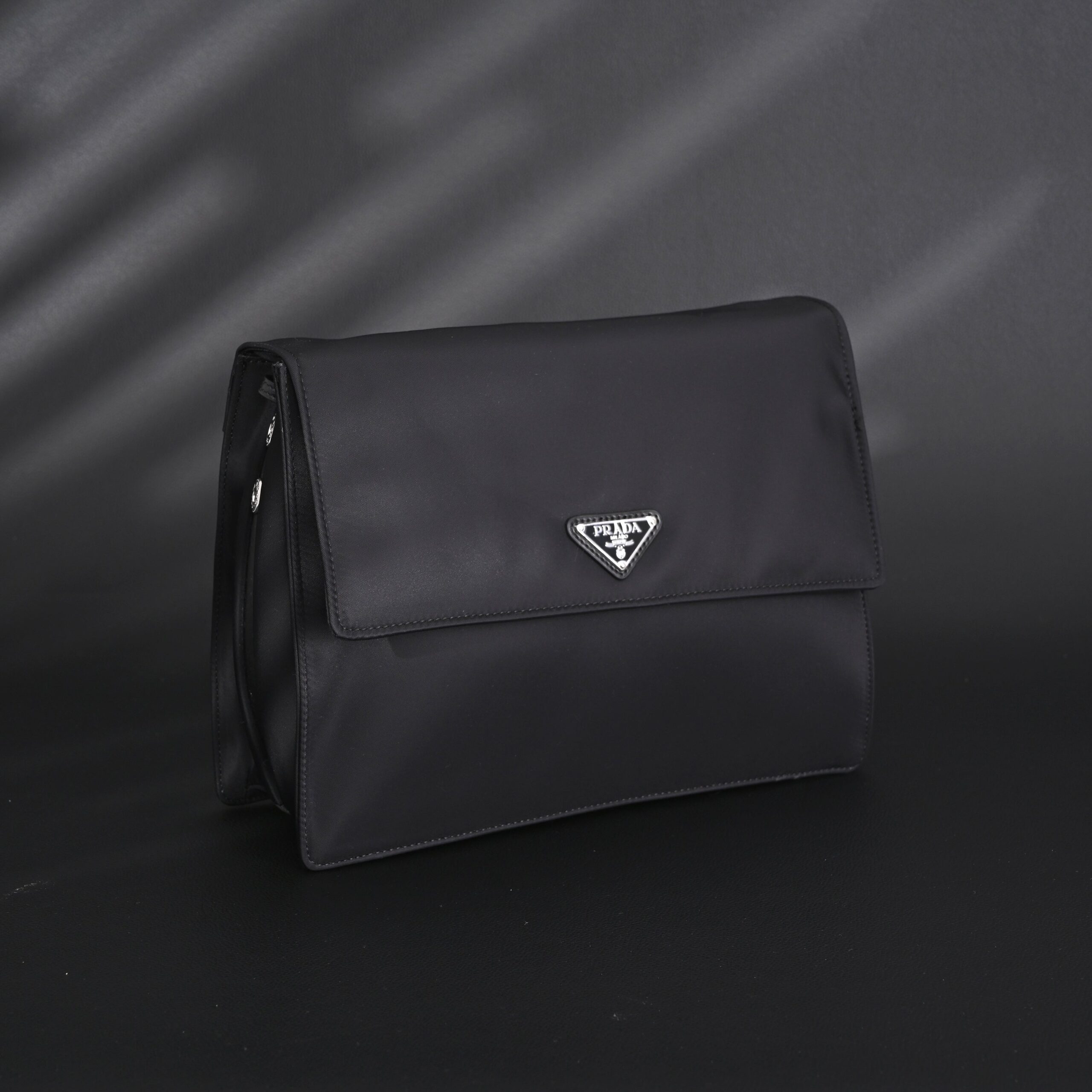 Prada Nylon Black Messenger Bag - Image 2