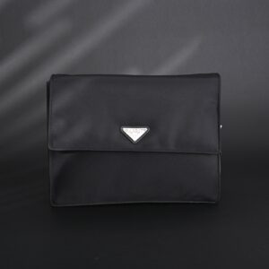 Prada Nylon Black Messenger Bag - Image 3