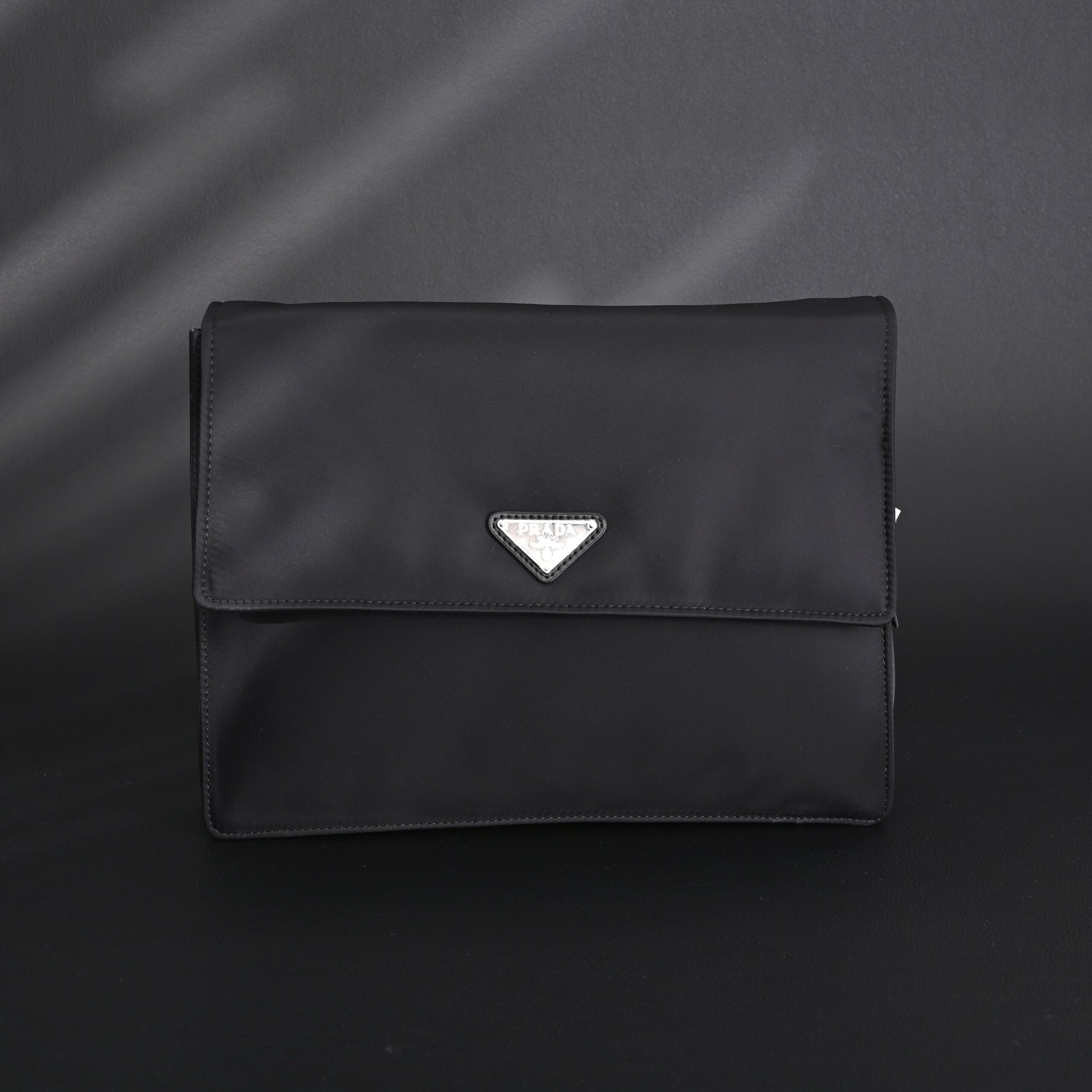 Prada Nylon Black Messenger Bag - Image 3