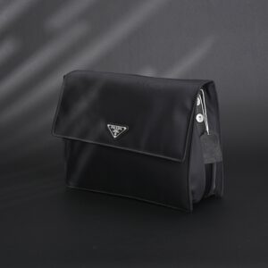 Prada Nylon Black Messenger Bag - Image 7