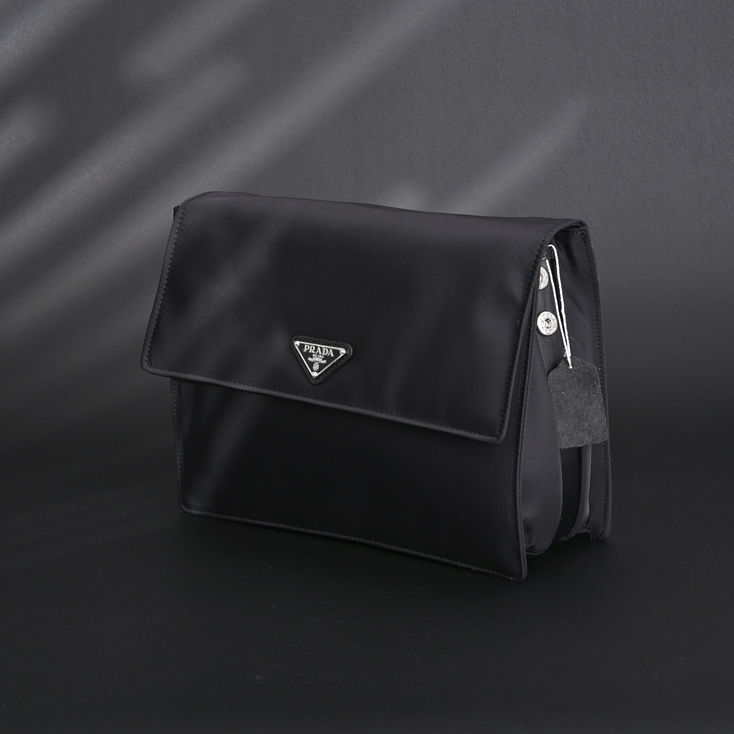 Prada Nylon Black Messenger Bag - Image 7