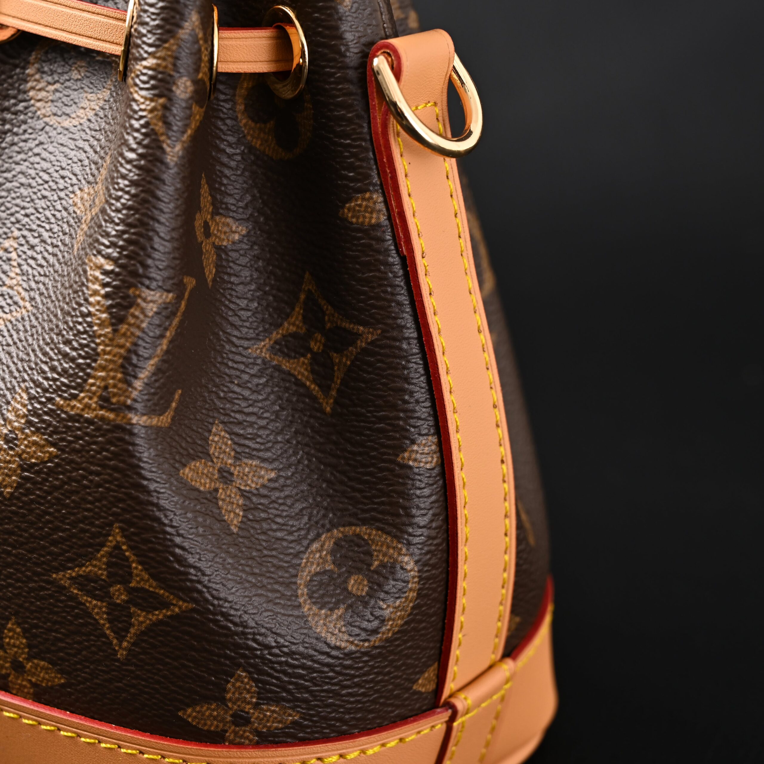 Louis Vuitton Noé Bucket Bag – Monogram Canvas with Natural Leather Trim - Image 11