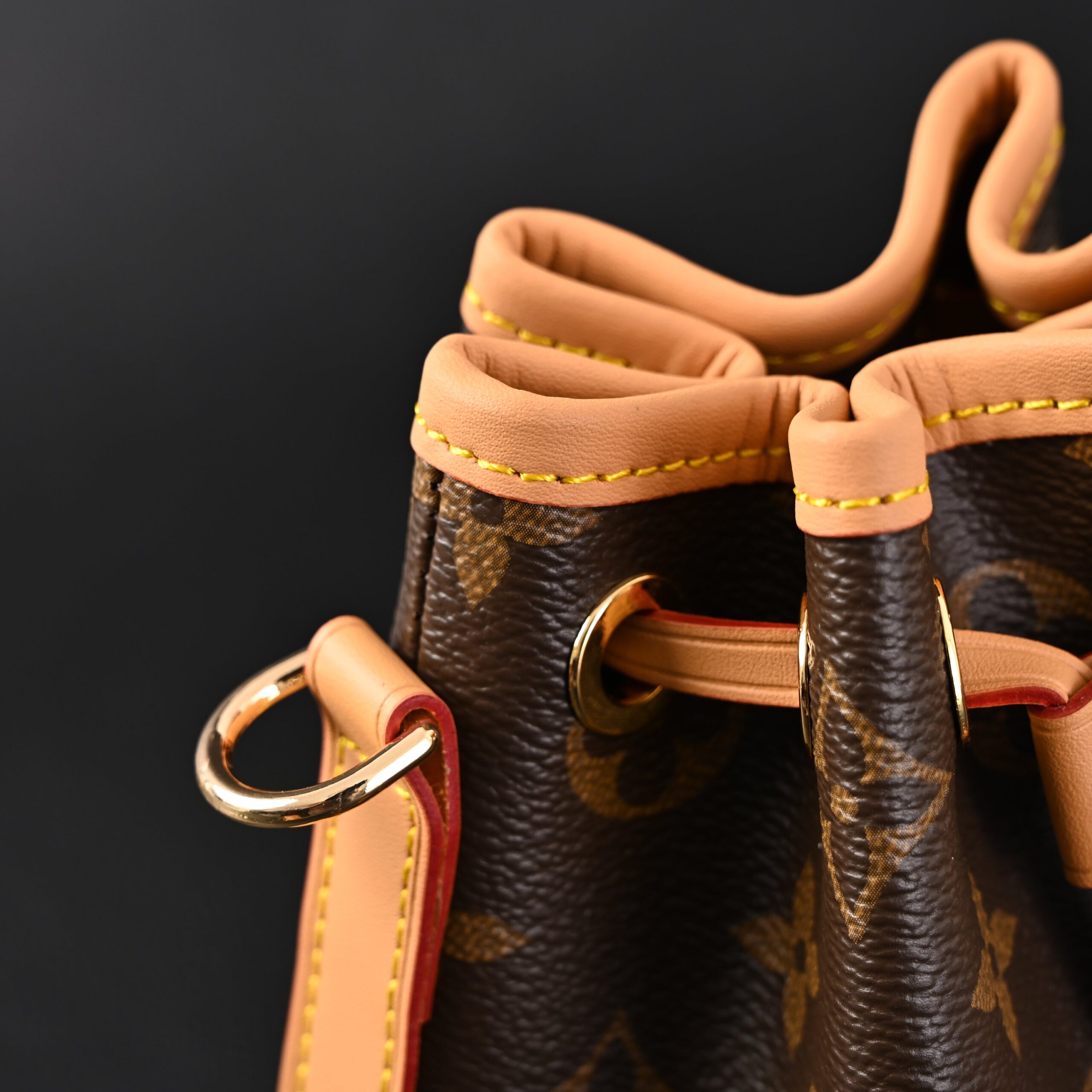 Louis Vuitton Noé Bucket Bag – Monogram Canvas with Natural Leather Trim - Image 12