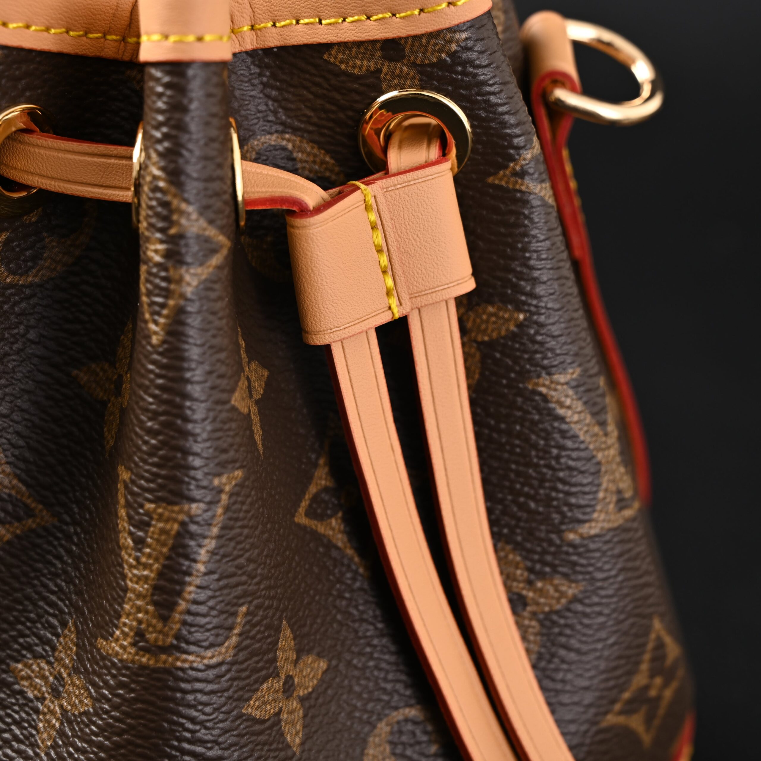 Louis Vuitton Noé Bucket Bag – Monogram Canvas with Natural Leather Trim - Image 13