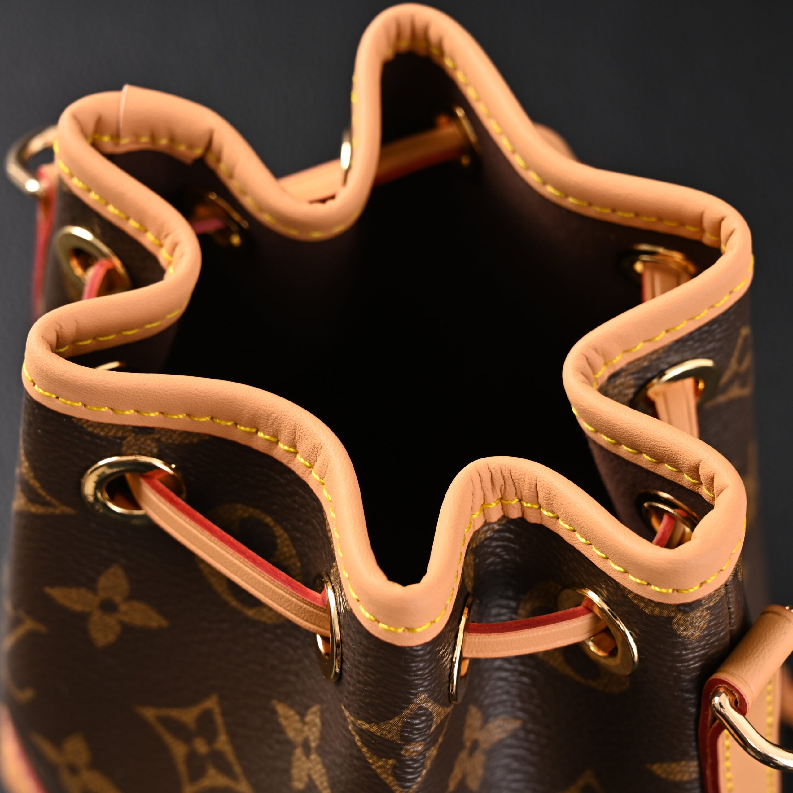 Louis Vuitton Noé Bucket Bag – Monogram Canvas with Natural Leather Trim - Image 14