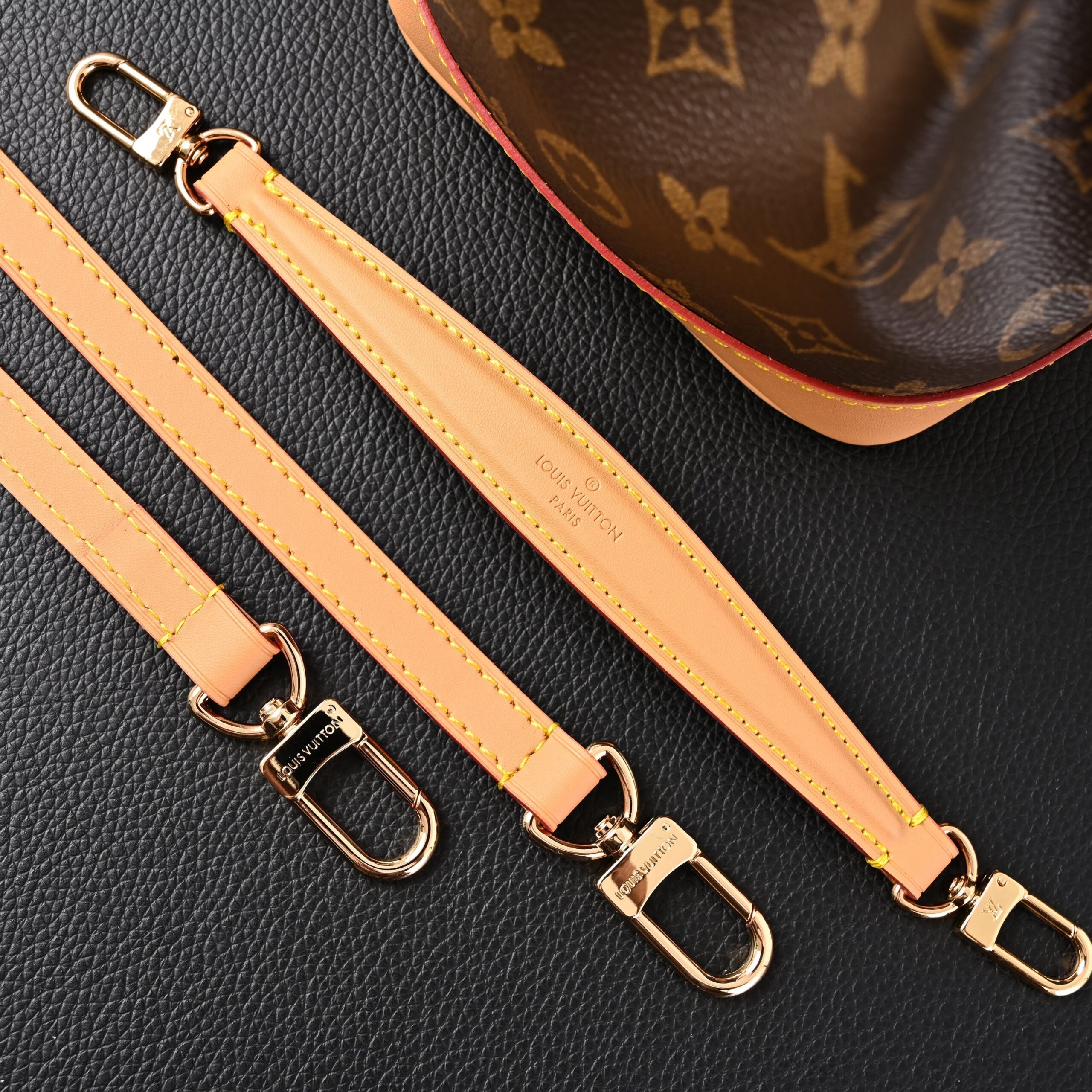 Louis Vuitton Noé Bucket Bag – Monogram Canvas with Natural Leather Trim - Image 17