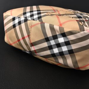 Burberry Vintage Check Canvas Crossbody Messenger Bag - Image 8