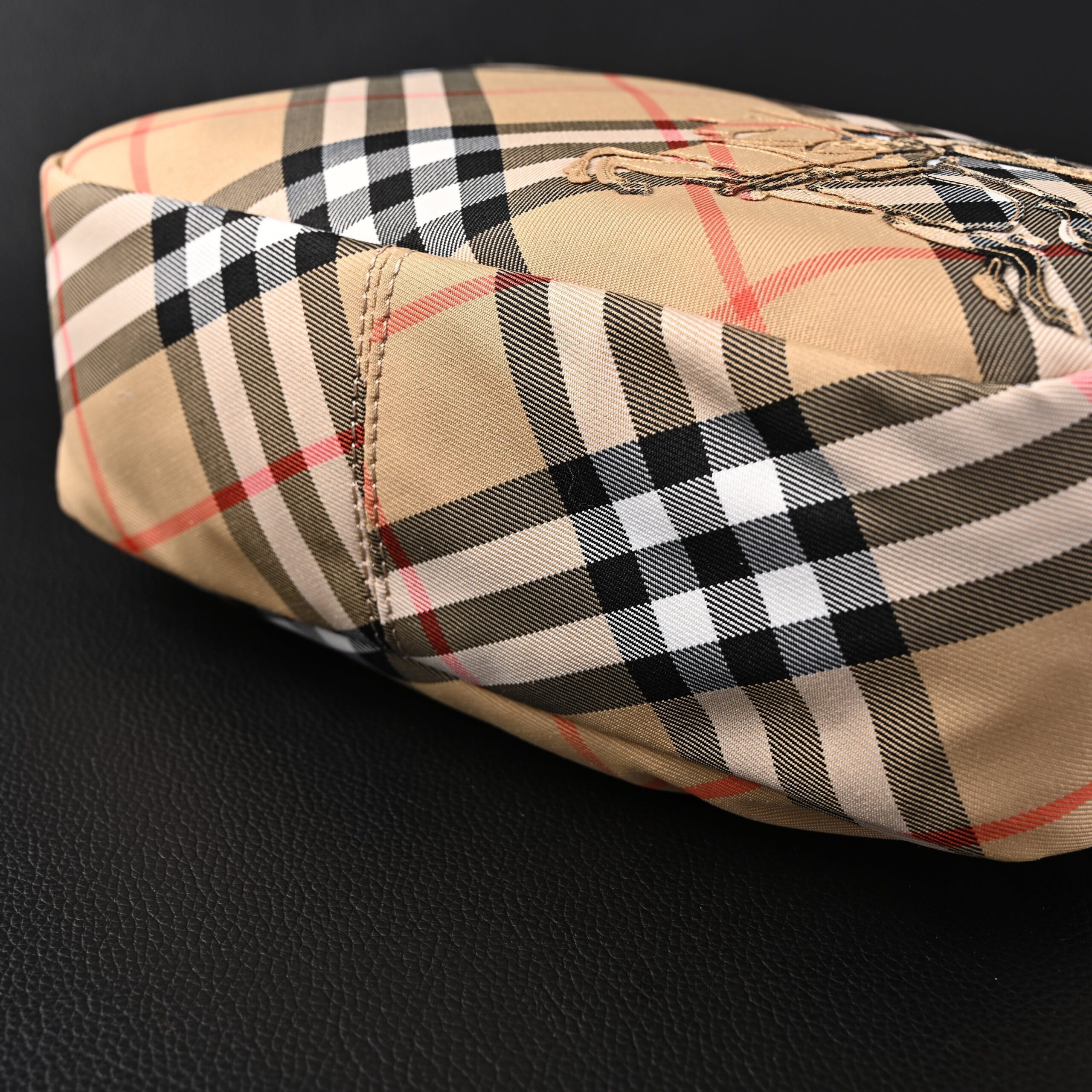 Burberry Vintage Check Canvas Crossbody Messenger Bag - Image 8
