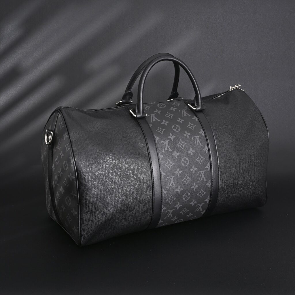 Louis Vuitton Keepall Bandoulière 50 – Monogram Eclipse Canvas Travel Bag