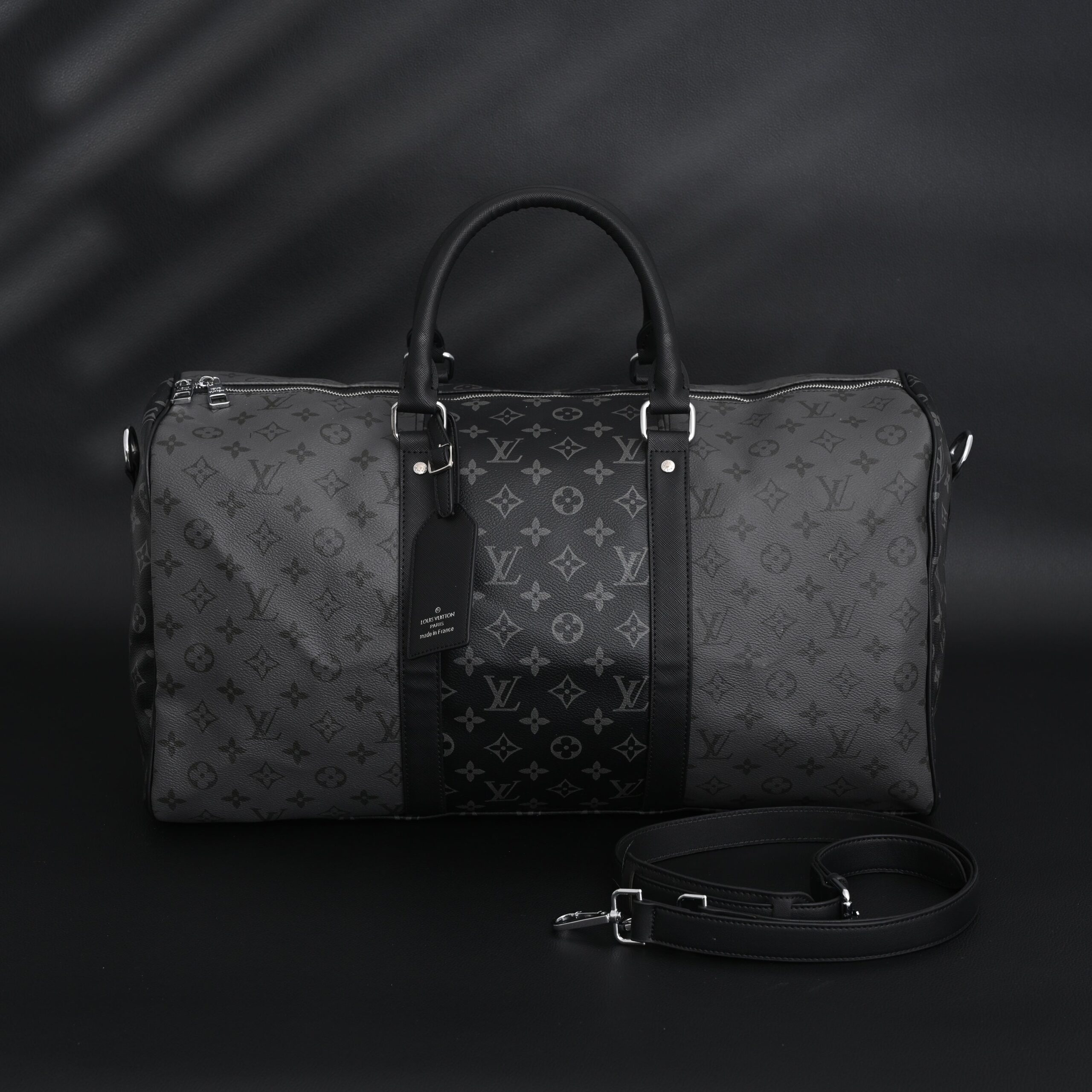 Louis Vuitton Keepall Bandoulière 45 Monogram Eclipse - Image 1