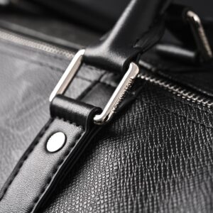 Louis Vuitton Keepall Bandoulière 50 – Monogram Eclipse Canvas Travel Bag - Image 10