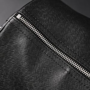 Louis Vuitton Keepall Bandoulière 50 – Monogram Eclipse Canvas Travel Bag - Image 16