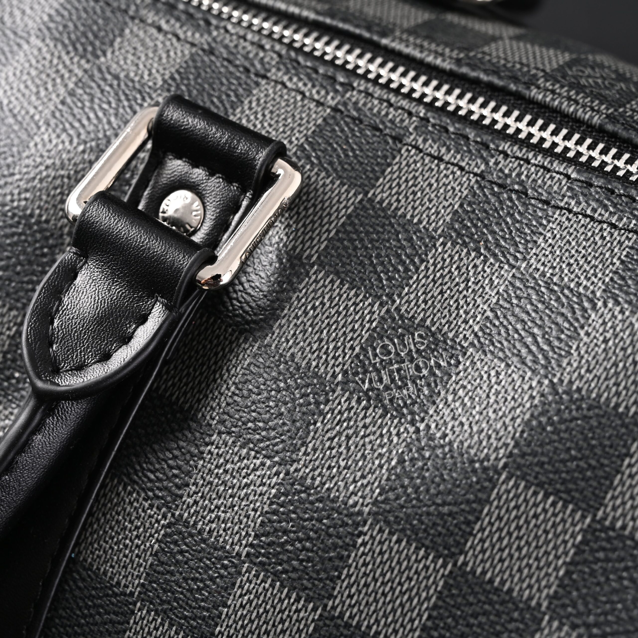 Louis Vuitton Keepall Bandoulière 45 Damier Graphite Canvas - Image 9