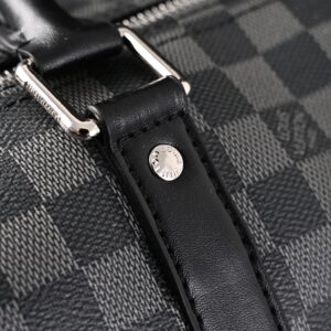 Louis Vuitton Keepall Bandoulière 45 Damier Graphite Canvas - Image 12