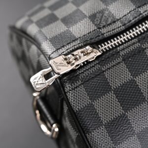 Louis Vuitton Keepall Bandoulière 45 Damier Graphite Canvas - Image 13