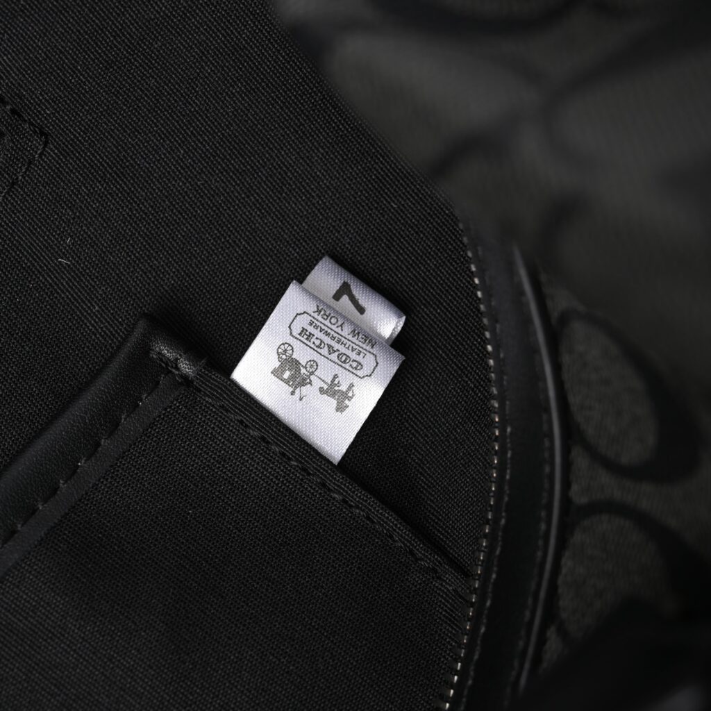 Coach Metropolitan Duffel Bag in Signature Black Canvas