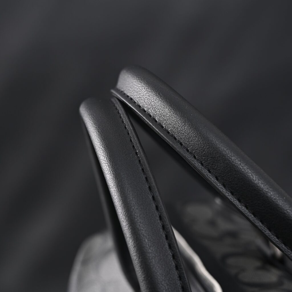 Coach Metropolitan Duffel Bag in Signature Black Canvas
