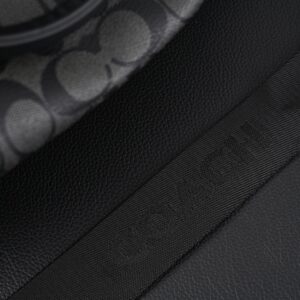Coach Metropolitan Duffel Bag in Signature Black Canvas - Image 20