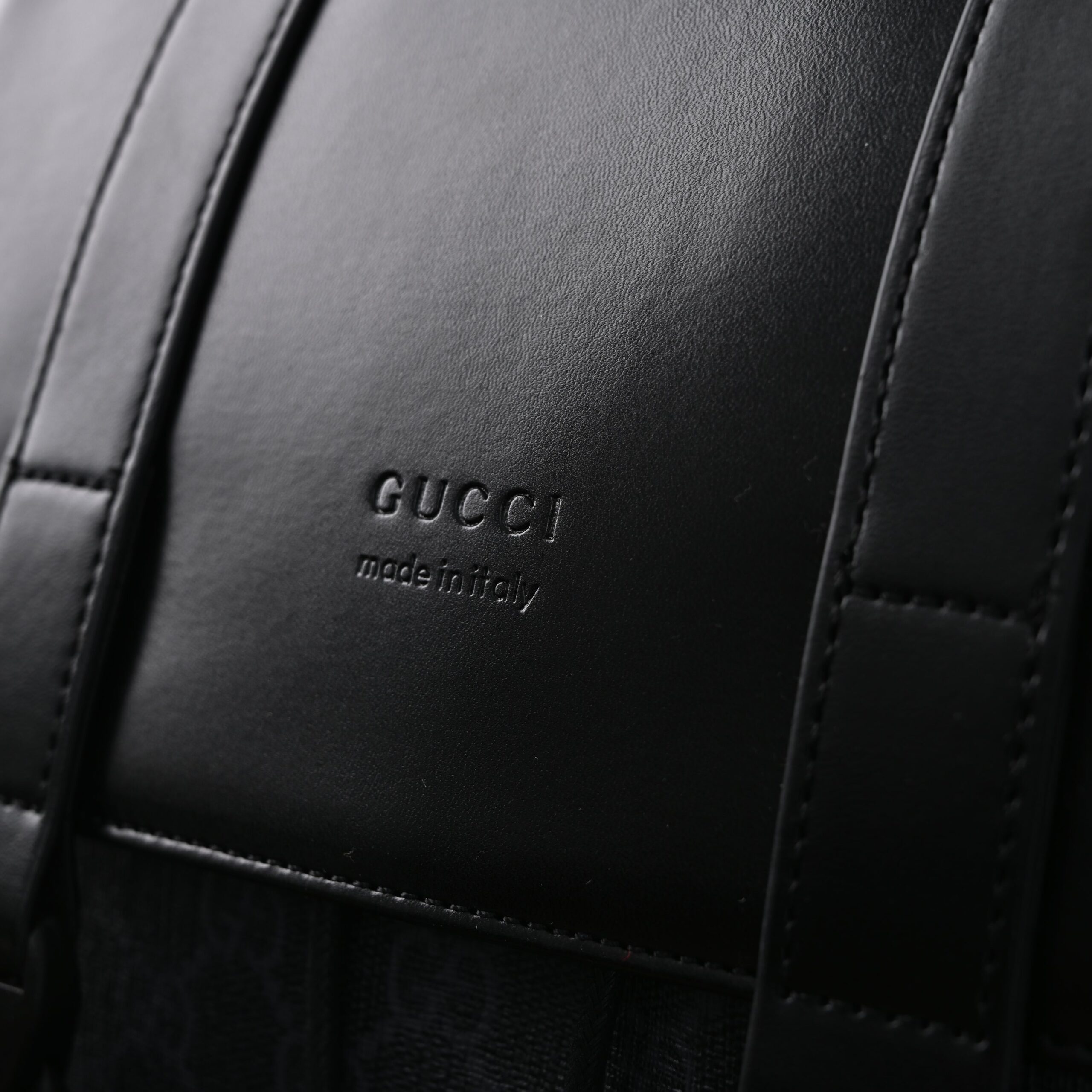 Gucci GG Supreme Monogram Backpack with Web Stripe - Image 8
