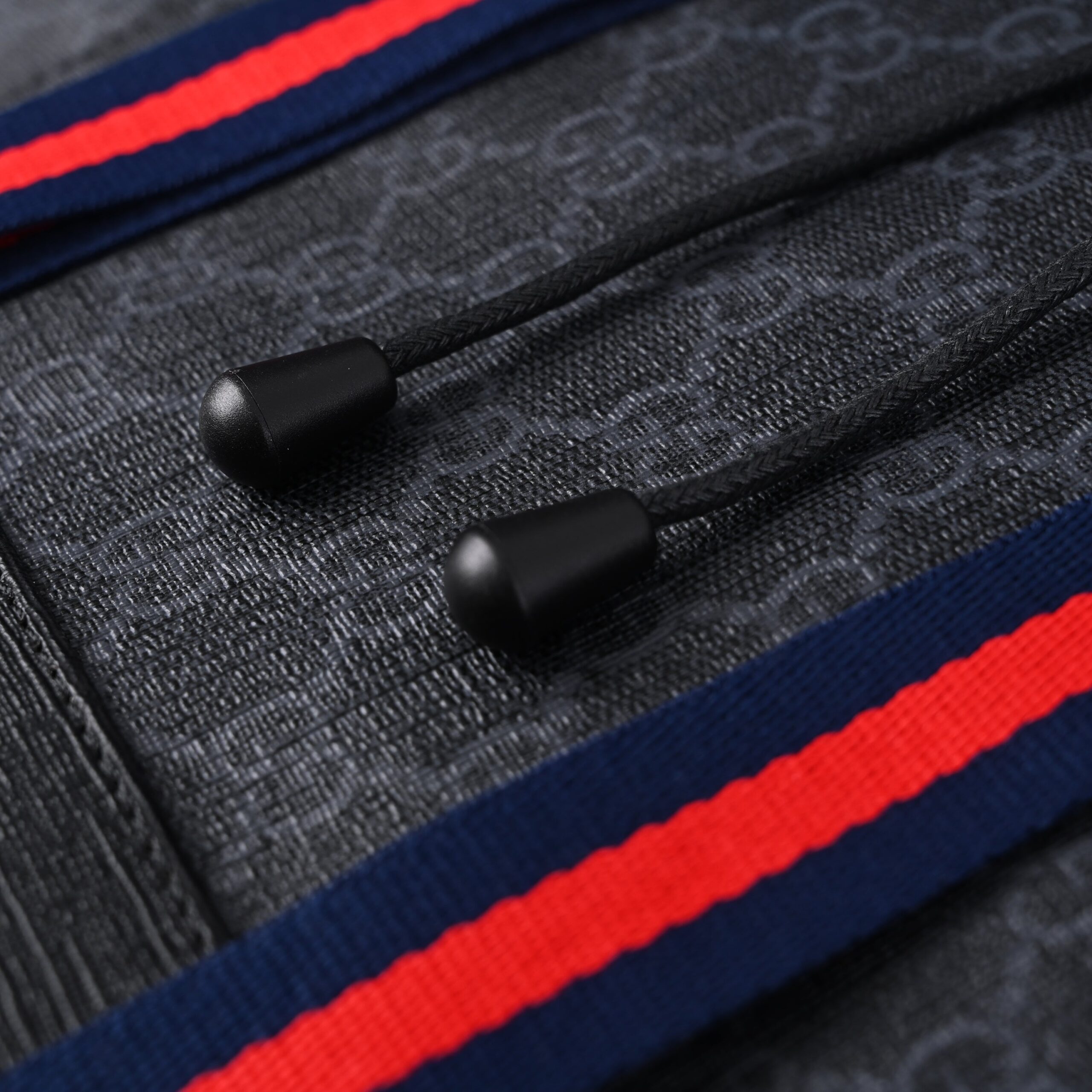Gucci GG Supreme Monogram Backpack with Web Stripe - Image 9