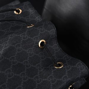 Gucci GG Supreme Monogram Backpack with Web Stripe - Image 13