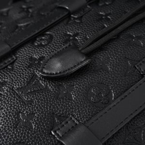Louis Vuitton Christopher PM Backpack Monogram Shadow Black Leather - Image 8