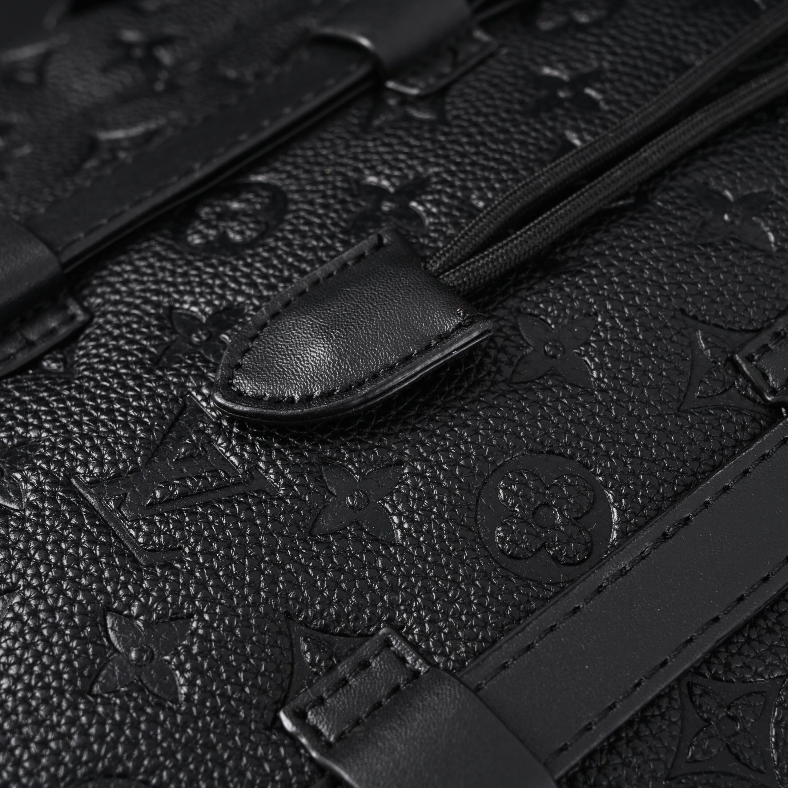 Louis Vuitton Christopher PM Backpack Monogram Shadow Black Leather - Image 8