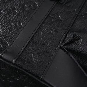 Louis Vuitton Christopher PM Backpack Monogram Shadow Black Leather - Image 9