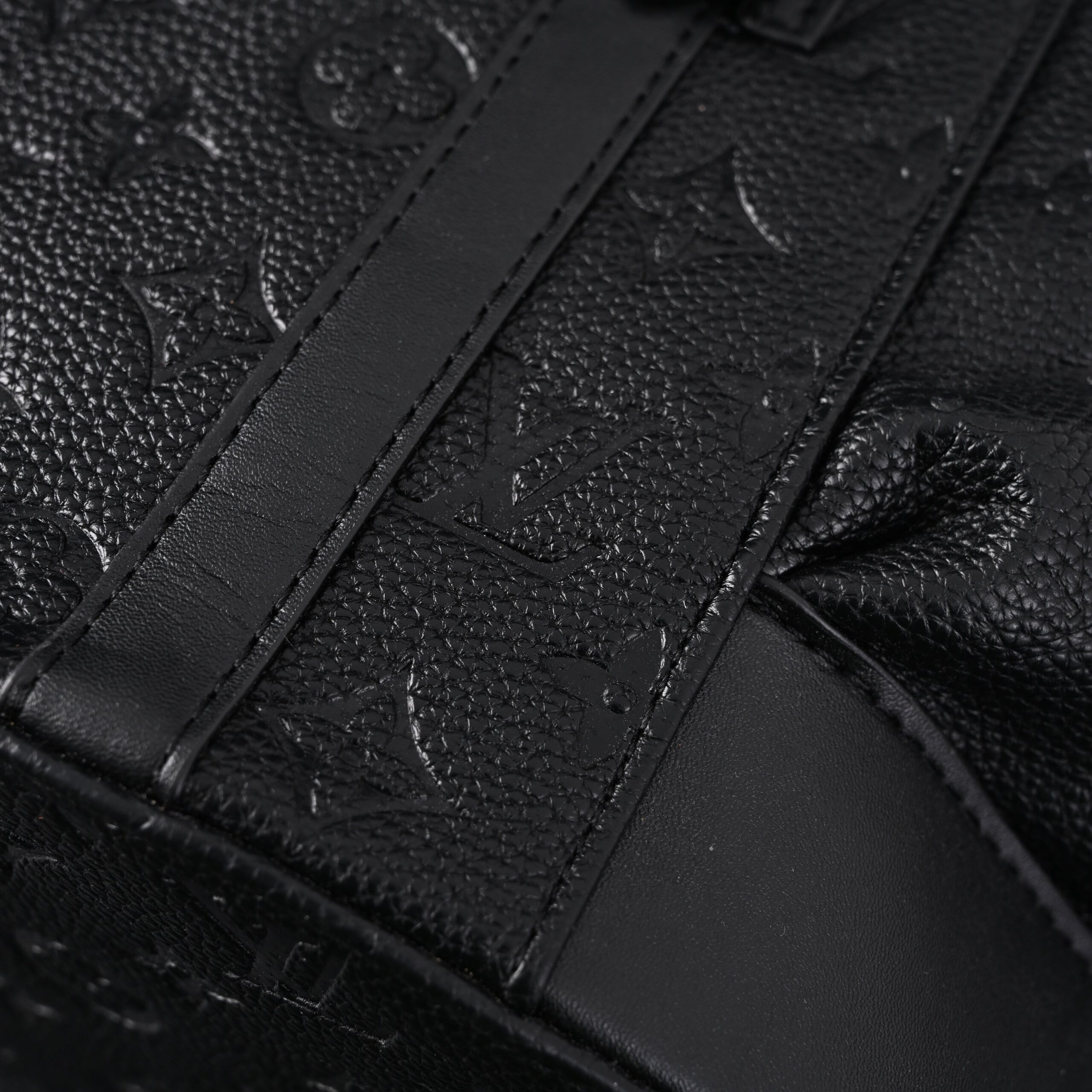 Louis Vuitton Christopher PM Backpack Monogram Shadow Black Leather - Image 9