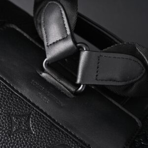 Louis Vuitton Christopher PM Backpack Monogram Shadow Black Leather - Image 12