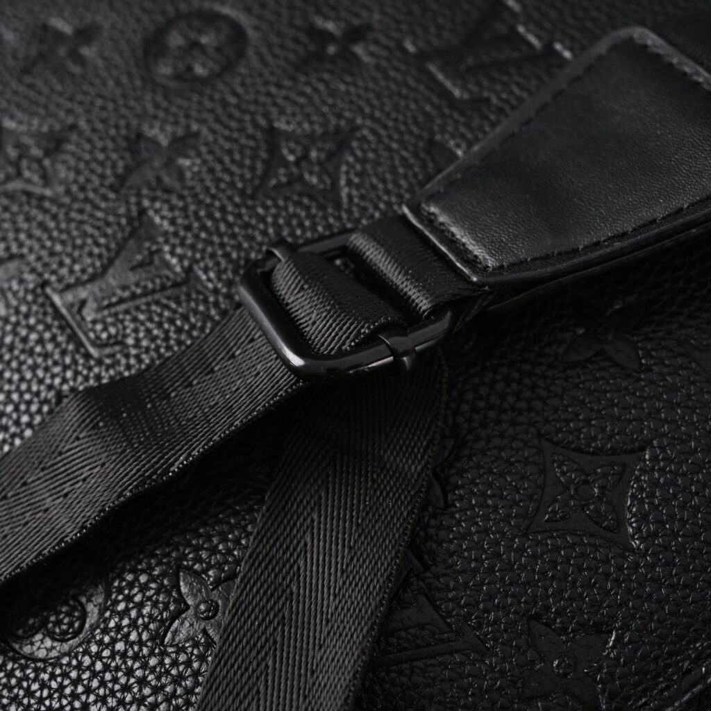 Louis Vuitton Christopher PM Backpack Monogram Shadow Black Leather
